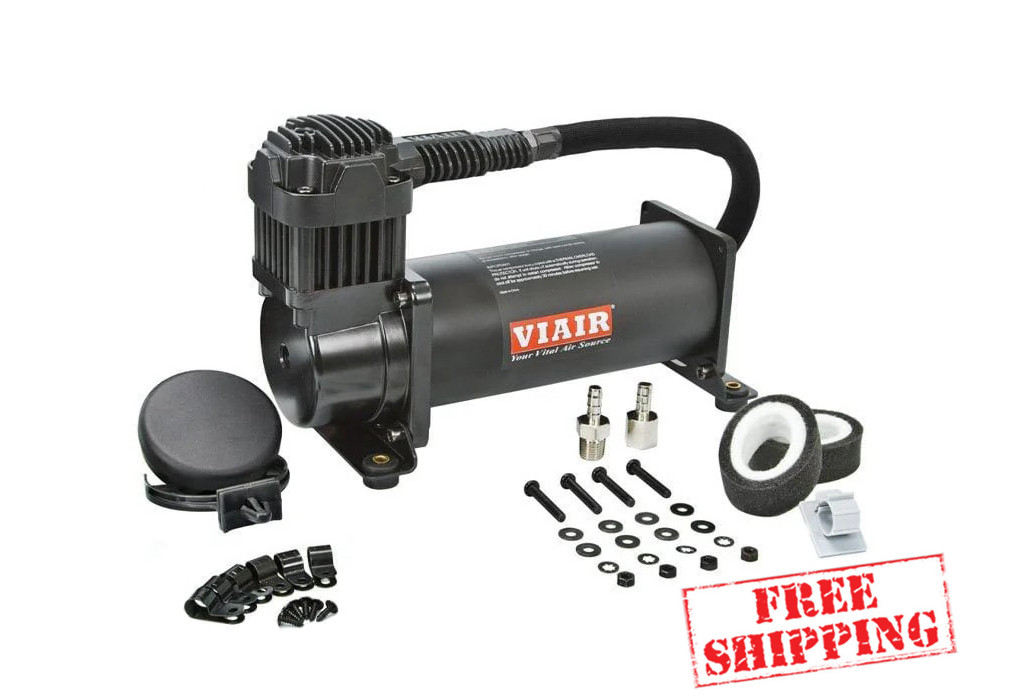 VIAIR #444C BLACK COMPRESSOR W/ FREE SHIPPING - AVS