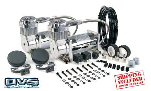 VIAIR #380C BLACK COMPRESSOR W/ FREE SHIPPING - AVS