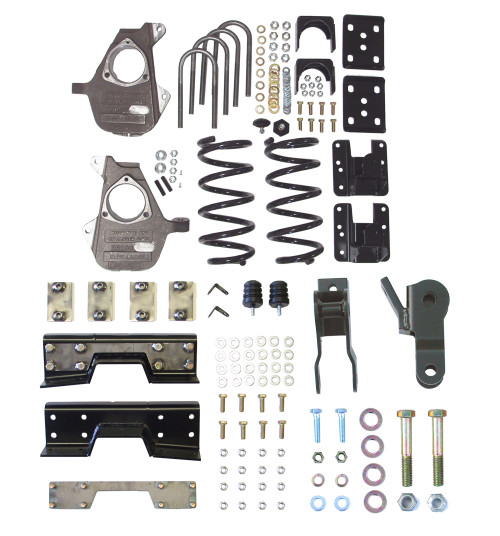 07-13 S-Cab Silverado 3/5" w/C-Notch, Spindles, Coils, Rear Hangers, Bump Stops & Flip Kit W/ FREE SHIPPING