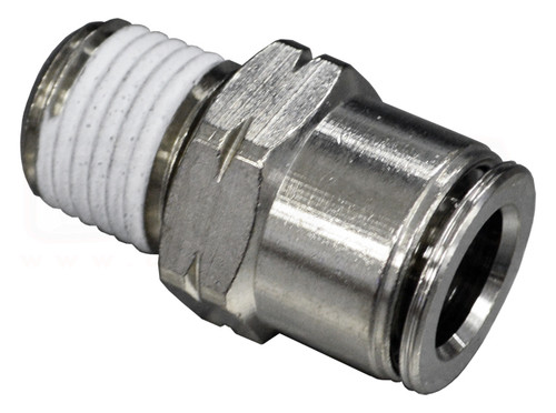 1/8 Hose X 1/8 NPT Push To Connect Straight Female Fittings - 2 PACK