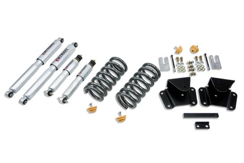 97-04 Dodge R/T 1" F/ 2" R drop W/ Street Performance Shocks