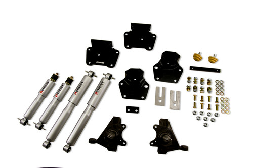 87-90 Dodge Dakota (Std. Cab, V8) 2" F/ 4" R drop W/ Street Performance Shocks