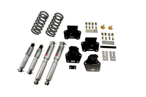 87-96 Dodge Dakota (Std. Cab, V8) 2" F/ 4" R drop W/ Street Performance Shocks