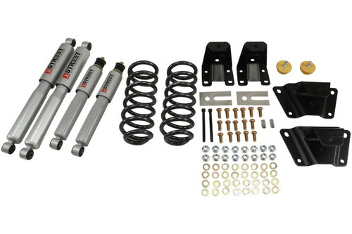 89-97 Ford Ranger (Std Cab) 2" F/4" R drop W/ Street Performance Shocks