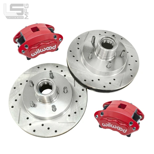Front Drilled & Slotted Brake Rotor & Ceramic Pad Kit - 267mm, Fits Chevy S10, Blazer, Monte Carlo & More 4 thumbnail image