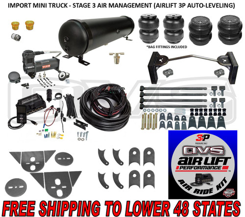 IMPORT MINITRUCK - STAGE 3 AIR MANAGEMENT (AIRLIFT 3P AUTO-LEVELING) IMPORT MINITRUCK - STAGE 3 AIR MANAGEMENT (AIRLIFT 3P AUTO-LEVELING)