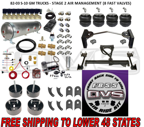 82-03 S-10 TRUCK - STAGE 2 AIR MANAGEMENT (8 FAST VALVES)