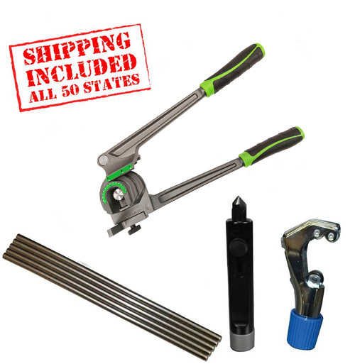 1/4" HARD LINE KIT WITH TOOLS AND S.S. TUBING