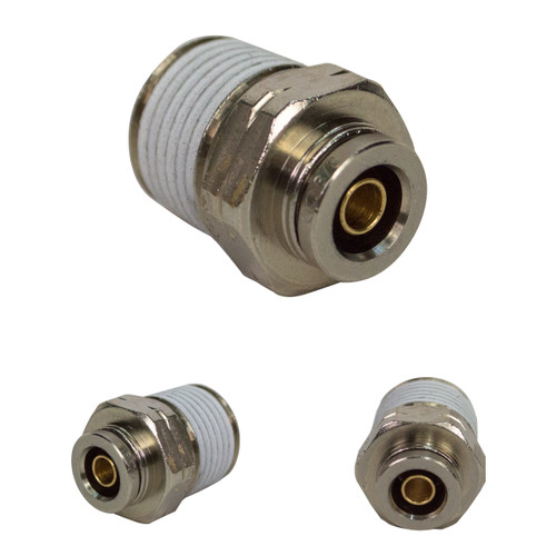 D.O.T. 3/8" x 1/2" PUSH CONNECT MALE STRAIGHT