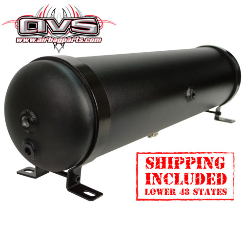 AVS 5-GALLON 6-PORT ALUMINUM M.P.M. AIR TANK - BLACK AVS 5-GALLON 6-PORT ALUMINUM M.P.M. AIR TANK - BLACK