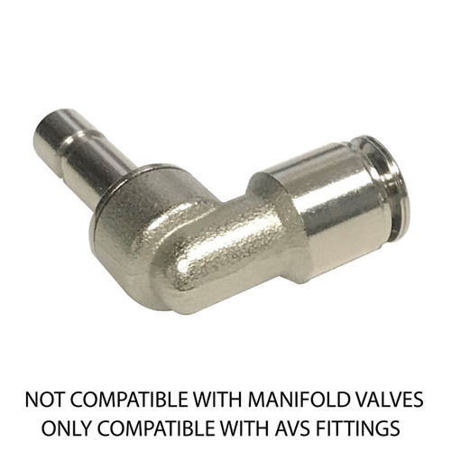 PUSH CONNECT ELBOW INSERT 1/4" x 1/4" 