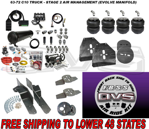 63-72 C10 TRUCK - STAGE 2 AIR MANAGEMENT (EVOLVE MANIFOLD)