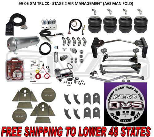 99-06 GM TRUCK - STAGE 2 AIR MANAGEMENT (AVS MANIFOLD)