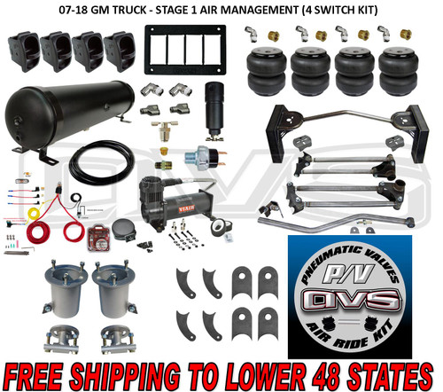07-18 GM TRUCK - STAGE 1 AIR MANAGEMENT (4 SWITCH KIT)