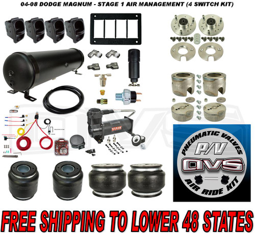 05-08 DODGE MAGNUM - STAGE 1 AIR MANAGEMENT (4 SWITCH KIT)