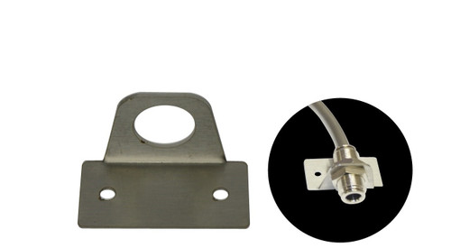 STAINLESS STEEL BULKHEAD MOUNTING BRACKET FOR 1/4" AIR LINE STAINLESS STEEL BULKHEAD MOUNTING BRACKET FOR 1/4" AIR LINE