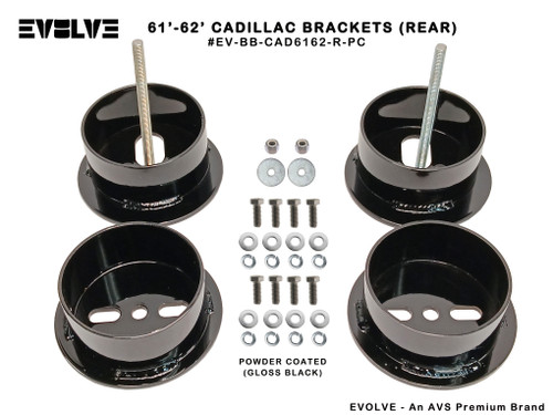 61-62 CADILLAC BRACKETS (REAR)