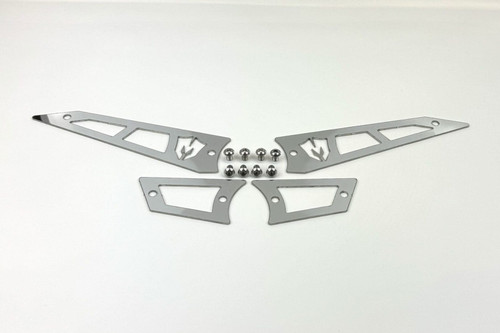 Replacement Stainless Steel Badges for Upper Control Arms, 2019-2024 GM Truck 1500 (#50791)