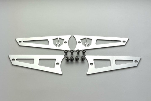 Replacement Stainless Steel Badges for Upper Control Arms, 2011-2019 GM Truck 2500/3500 (#52313)