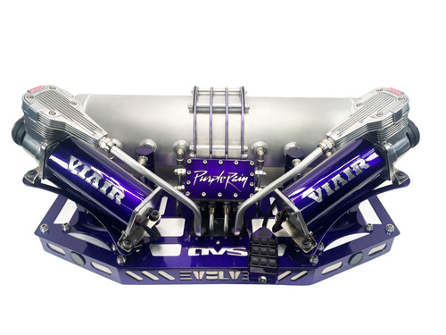 AVS Fully Assembled Trunk Tray w/ AVS MV4C, Viair 485C Comps "Purple Rain"