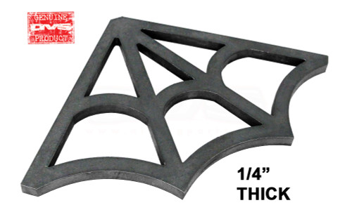 "SPIDER WEB" 5"x 5" GUSSET 1/4"