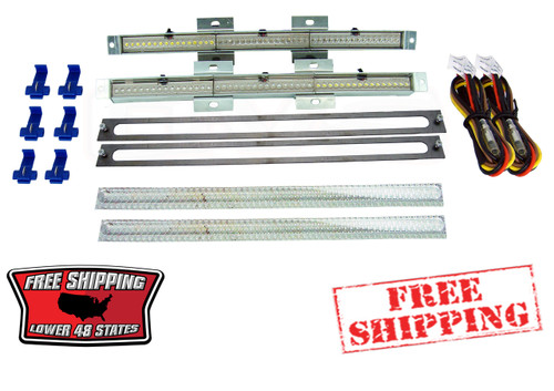 24.5" AVS TRI-COLOR L.E.D. KIT WITH ALL CLEAR LENSES