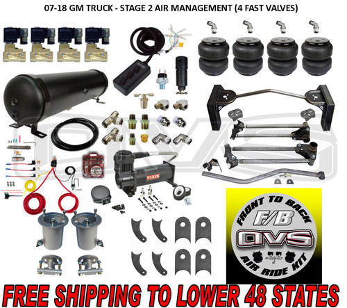 07-18 GM TRUCK - STAGE 2 AIR MANAGEMENT (4 FAST VALVES)