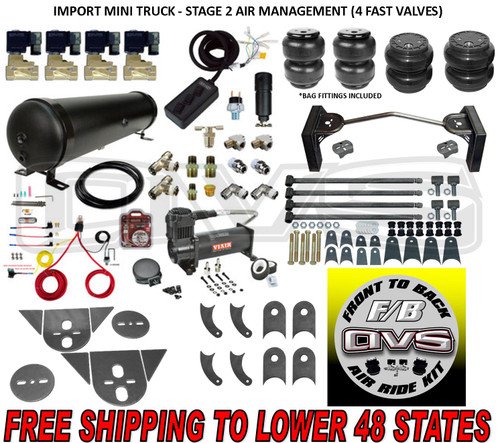 IMPORT MINITRUCK - STAGE 2 AIR MANAGEMENT (4 FAST VALVES) IMPORT MINITRUCK - STAGE 2 AIR MANAGEMENT (4 FAST VALVES)