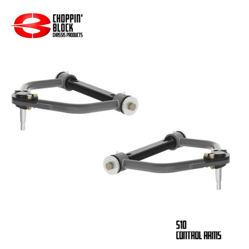 CHOPPIN' BLOCK BRAND CONTROL ARMS- 82-03 S-SERIES TRUCKS - UPPER ARMS ONLY - GLOSS BLACK