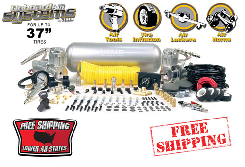 VIAIR X'TREME DUTY ONBOARD AIR SYSTEM (12V, 150 PSI COMPRESSOR, 2.0 GAL. TANK)