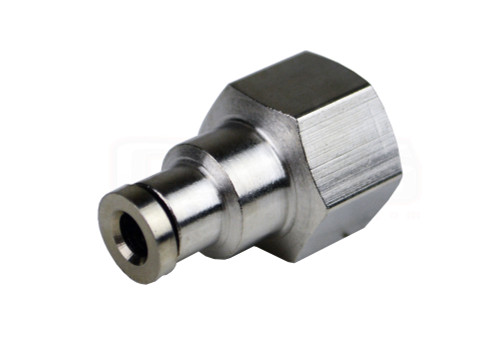 1/8" X 1/8" PUSH CONNECT FEMALE PIPE (GAUGE) FEMALE STRAIGHT