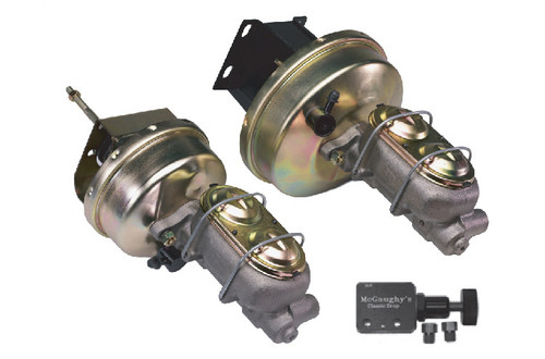 67-72 C10 9" BRAKE BOOSTER WITH MASTER CYLINDER AND BRACKET FOR FRONT DRUM BRAKES