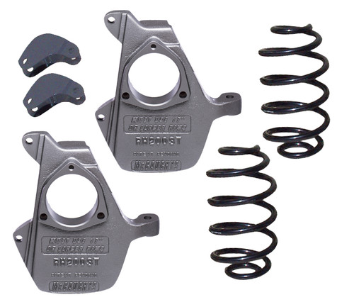 2007-13 Avalanche 2/3" Drop Kit (Spindles, coils, shock extenders) FACTORY SHOCKS=HD/AIR  FREE SHIPPING   - 48States