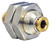 1/8" x 1/8" PUSH CONNECT BULK HEAD UNION
