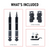 AIRLIFT PERFORMANCE REAR KIT FITS: 2015-18 BMW M3 (F80), 15-20 M4 (F82), FITS: 5-BOLT UPPER MOUNT ONLY)