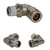 D.O.T.  3/8" x 1/4" PUSH CONNECT MALE SWIVEL ELBOW
