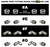 EVOLVE 4-CORNER BILLET MANIFOLD VALVE - VERSION 1 - COMBO BLACK ANODIZED FINISH EVOLVE 4-CORNER BILLET MANIFOLD VALVE - VERSION 1 - COMBO BLACK ANODIZED FINISH