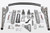2005-07 Ford F-350 (4WD), 8" Lift Kit, Phase 2 w/ Front and Rear Shocks***SHIPPING IN 48 STATES***