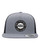 AVS SNAPBACK HAT FLAT BILL WITH CIRCLE BLACK PATCH 