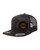 AVS SNAPBACK HAT FLAT BILL WITH CIRCLE LEATHER PATCH  AVS SNAPBACK HAT FLAT BILL WITH CIRCLE LEATHER PATCH