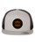 AVS SNAPBACK HAT FLAT BILL WITH CIRCLE LEATHER PATCH 