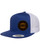 AVS SNAPBACK HAT FLAT BILL WITH CIRCLE LEATHER PATCH 