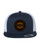 AVS SNAPBACK HAT FLAT BILL WITH CIRCLE LEATHER PATCH 