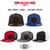 AVS SNAPBACK HAT FLAT BILL WITH CIRCLE LEATHER PATCH 