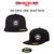 AVS FITTED HAT FLAT BILL WITH CIRCLE BLACK PATCH 