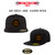 AVS FITTED HAT FLAT BILL WITH CIRCLE LEATHER PATCH 
