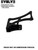 EVOLVE BOLT-ON COMPRESSOR PEDESTAL MOUNTING BRACKET- POWDER COATED GLOSS BLACK