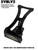 EVOLVE BOLT-ON COMPRESSOR PEDESTAL MOUNTING BRACKET- POWDER COATED GLOSS BLACK