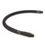 VIAIR BLACK SLEEVED STAINLESS STEEL BRAIDED LEADER HOSE W/ CHECK VALVE 1/4"F - 1/4" M SWIVEL (24" LENGTH)