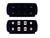 AVS PANEL FOR 99-06 CHEVY OVERHEAD CONSOLE WITH FOUR SMALL ROCKERS SWITCHES CUT OUTS AND FOUR SMALL PUSH BUTTONS CUT OUTS